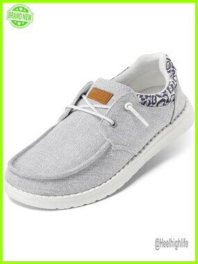 Women's Lace Up Loafers - Orthopedic Comfort Walking Shoes with Arch Support